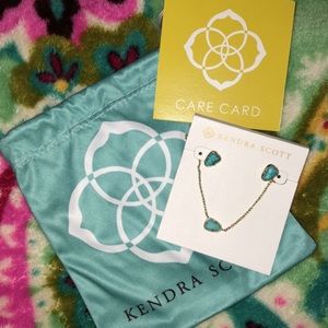 Kendra Scott Blue Marble jewelry set